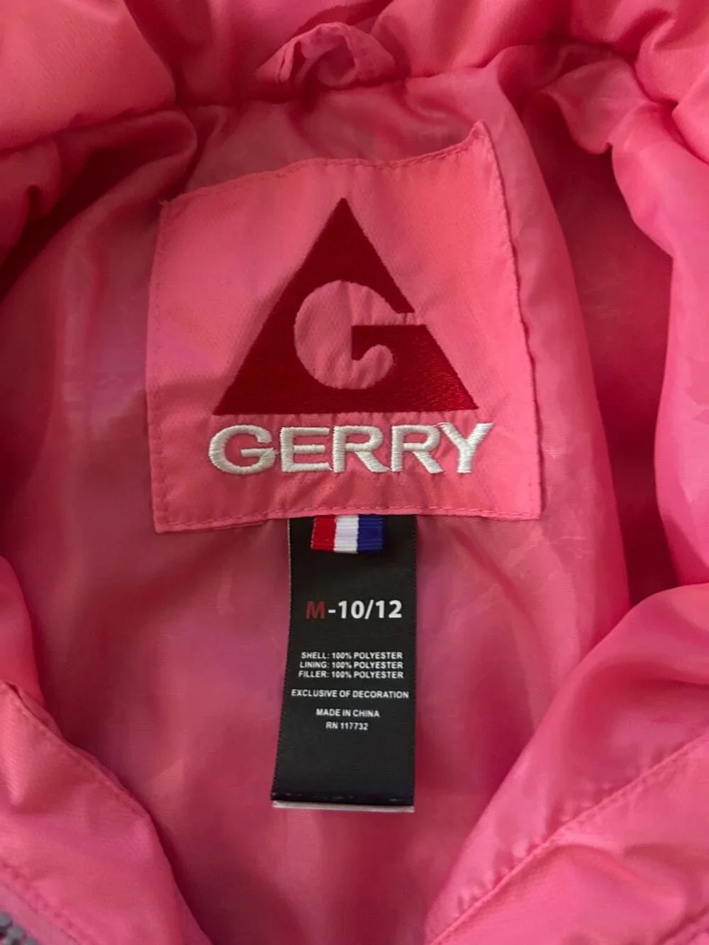 Gerry Girls Pink Puffer Winter Jacket Coat Size M (10/12)